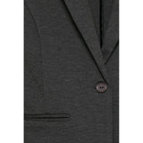 ICHI Gray Polyester Blazer