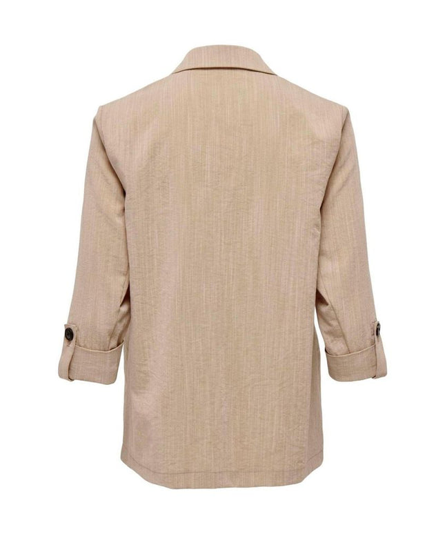 Only Beige Viscose Blazer