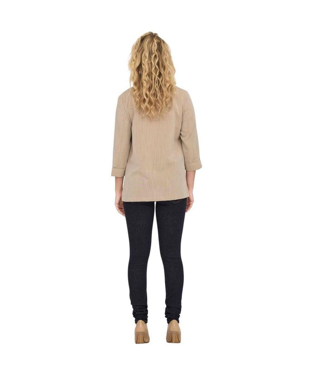 Only Beige Viscose Blazer