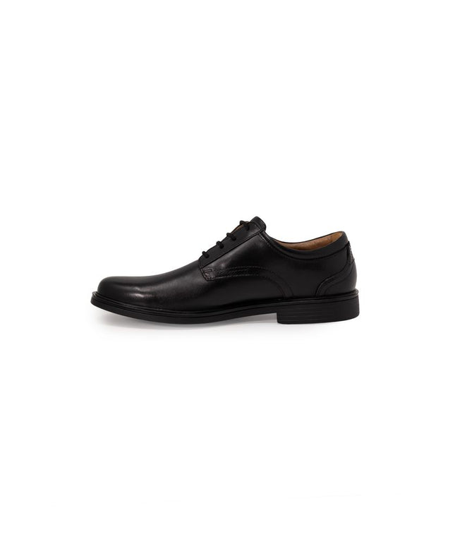Clarks Black Leather Oxfords And Derby