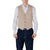 Gianni Lupo Beige Cotton Waistcoat