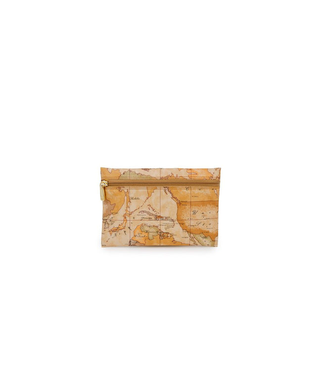 Alviero Martini Prima Classe Beige Polyester Clutch Bag