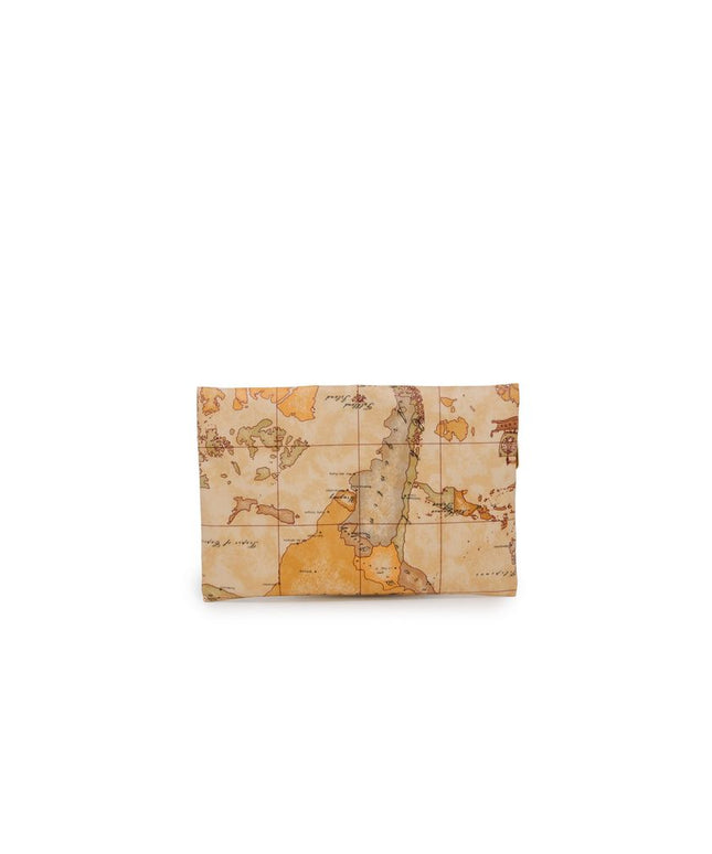 Alviero Martini Prima Classe Beige Polyester Clutch Bag