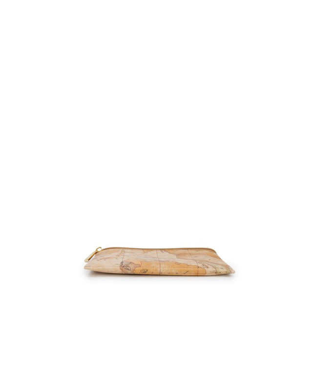 Alviero Martini Prima Classe Beige Polyester Clutch Bag
