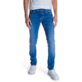 Antony Morato Blue Cotton Slim Fit Jean