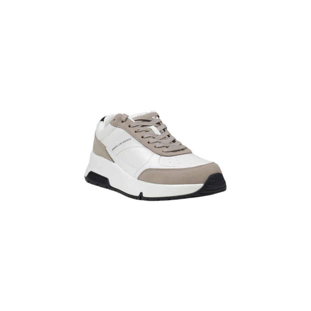 Armani Exchange Beige Polyester Sneaker