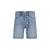 Jack Jones Blue Cotton Bermuda