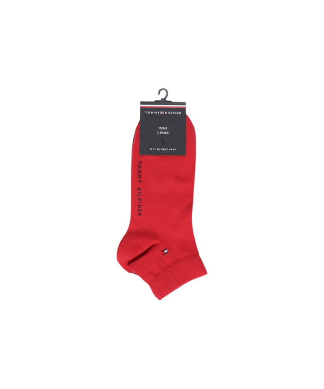 Tommy Hilfiger Red Cotton Sock