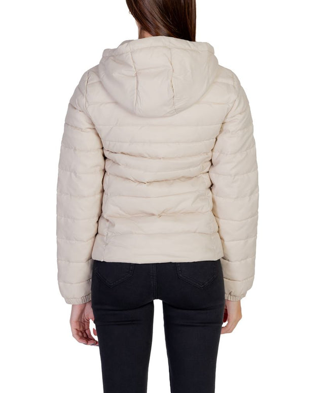 Only Beige Nylon Jackets & Coat