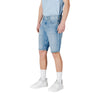 Calvin Klein Jeans Blue Cotton Bermuda