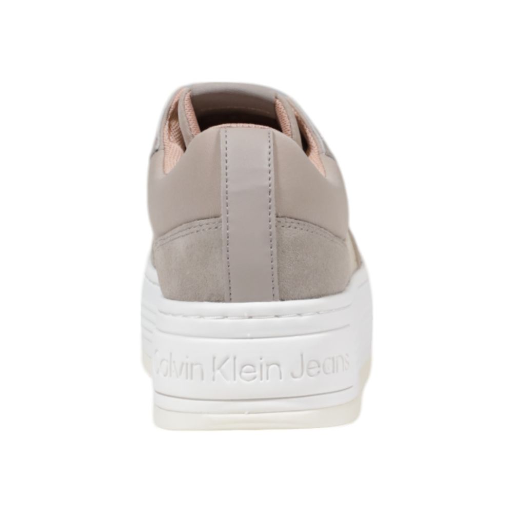 Calvin Klein Jeans Beige Recycled Cotton Sneaker