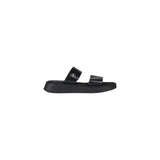 Calvin Klein Jeans Black Leather Sandal