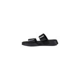Calvin Klein Jeans Black Leather Sandal