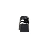 Tommy Hilfiger Jeans Black Leather Sandal