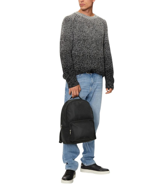 Calvin Klein Black Recycled Polyester Backpack