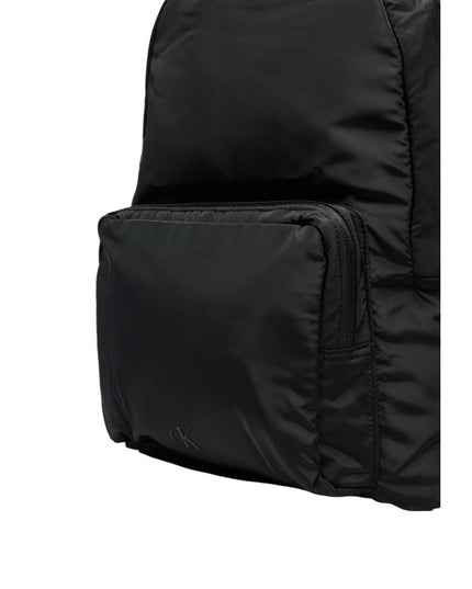 Calvin Klein Black Recycled Polyester Backpack