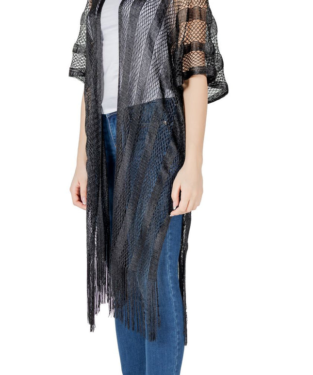 Liu Jo Black Polyester Scarf