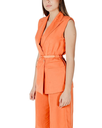 Liu Jo Orange Lyocell Waistcoat