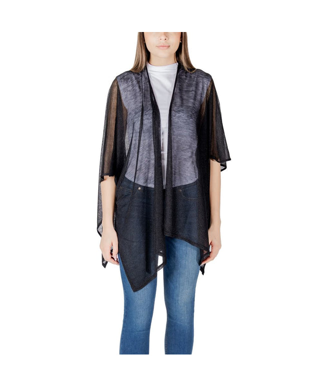 Liu Jo Black Polyacrylic Jackets & Coat