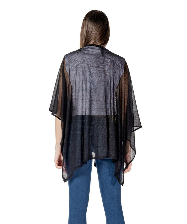 Liu Jo Black Polyacrylic Jackets & Coat