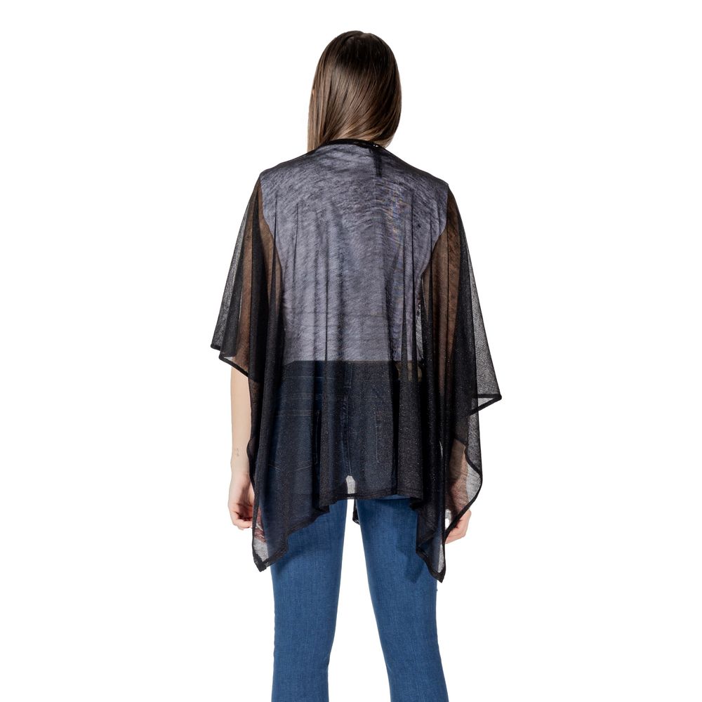 Liu Jo Black Polyacrylic Jackets & Coat