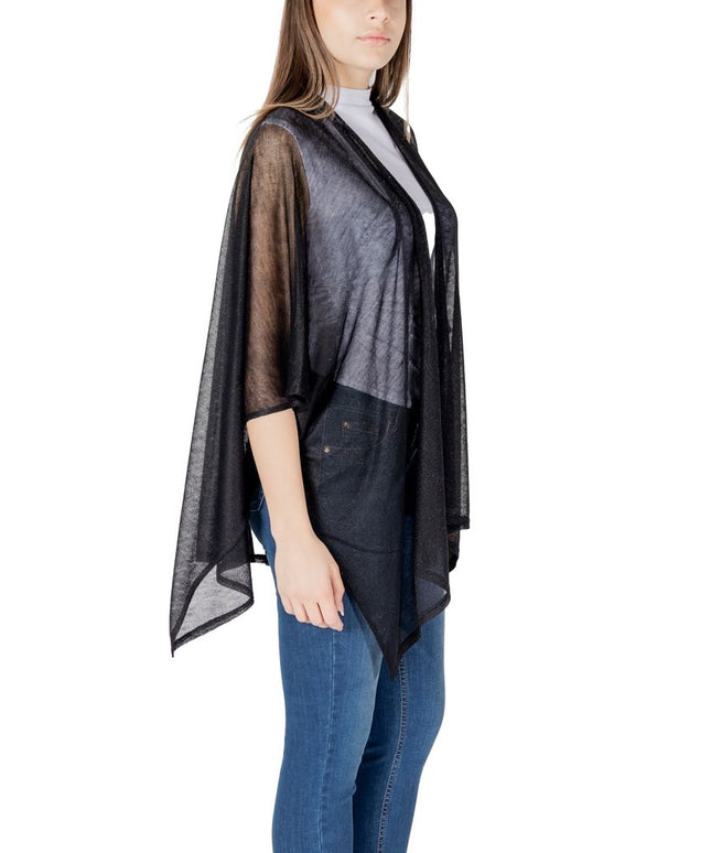 Liu Jo Black Polyacrylic Jackets & Coat