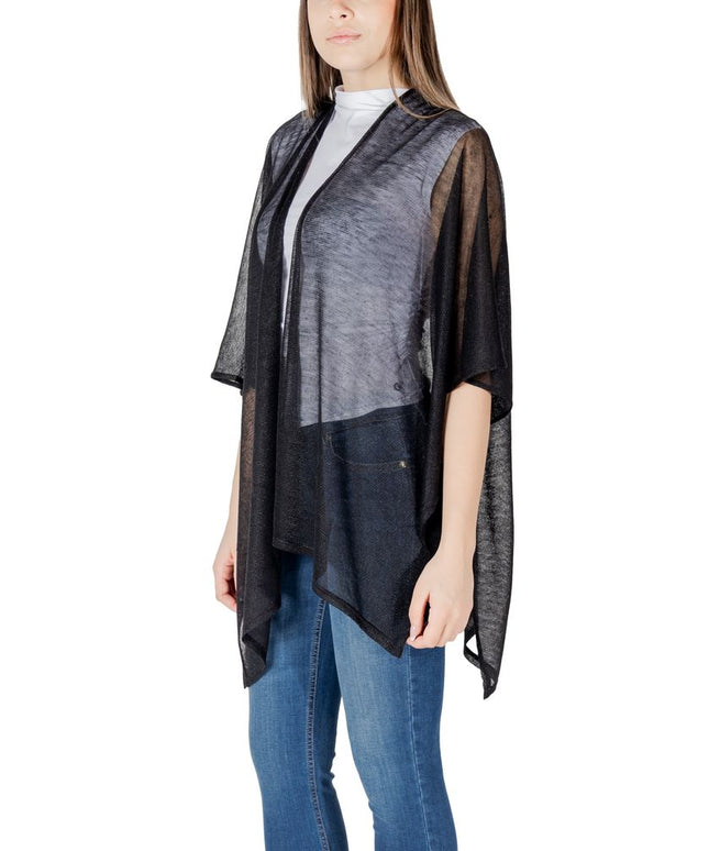 Liu Jo Black Polyacrylic Jackets & Coat
