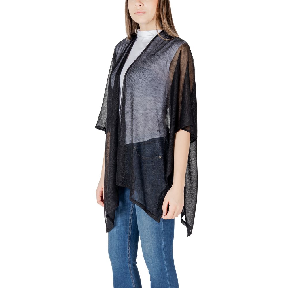 Liu Jo Black Polyacrylic Jackets & Coat