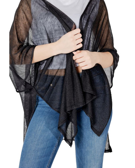 Liu Jo Black Polyacrylic Jackets & Coat