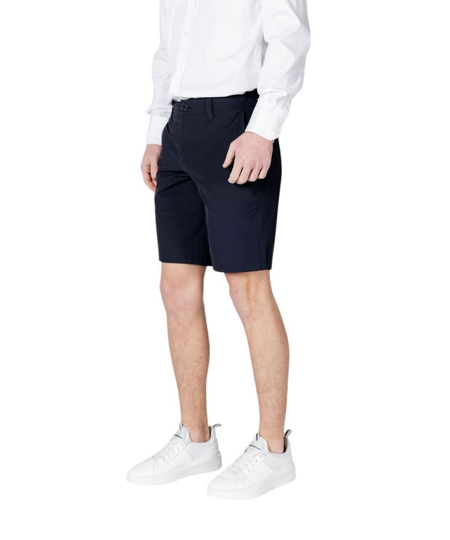 Armani Exchange Blue Polyamide Bermuda