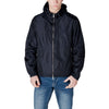 Armani Exchange Blue Polyamide Jackets & Coat