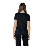 Armani Exchange Black Cotton T-Shirt