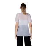 Armani Exchange White Polyamide T-Shirt