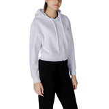 Armani Exchange White Cotton Hoodie