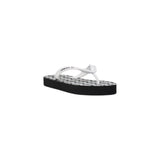 Armani Exchange Black And White Rubber Flip-Flop Sandal