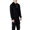 EA7 Emporio Armani Black Cotton Hoody
