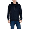 EA7 Emporio Armani Blue Cotton Hoody