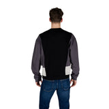 EA7 Emporio Armani Black Cotton Sweatshirt