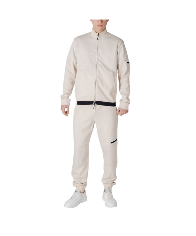 EA7 Emporio Armani Beige Cotton Sweatsuit