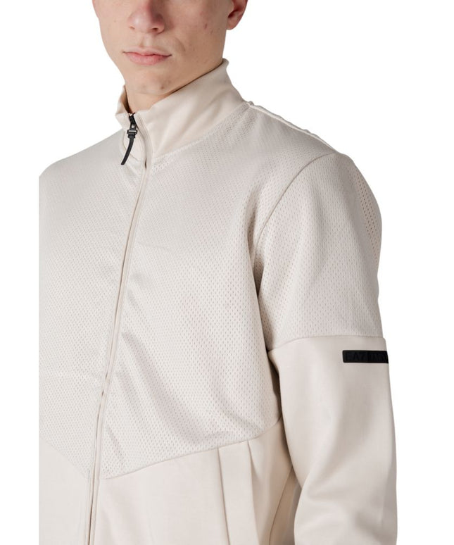 EA7 Emporio Armani Beige Cotton Sweatsuit
