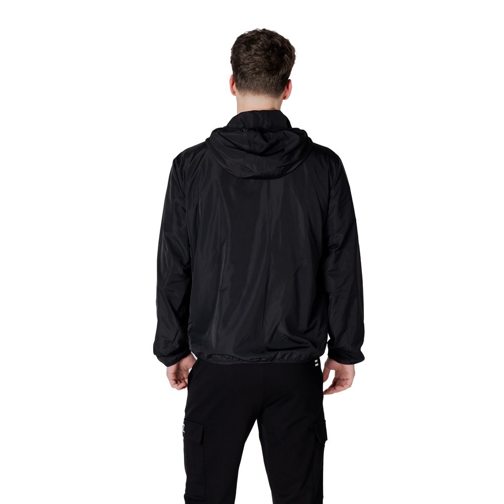 EA7 Emporio Armani Black Polyester Shell Jacket