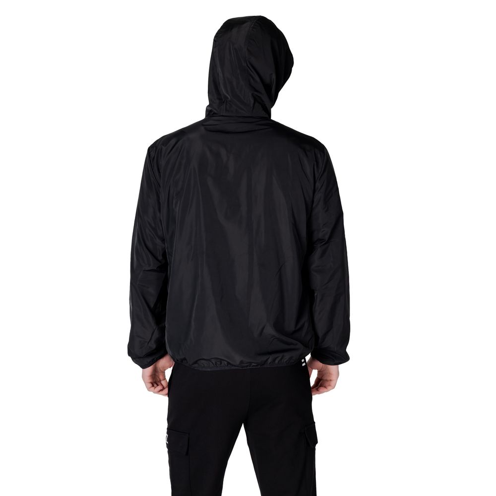 EA7 Emporio Armani Black Polyester Shell Jacket