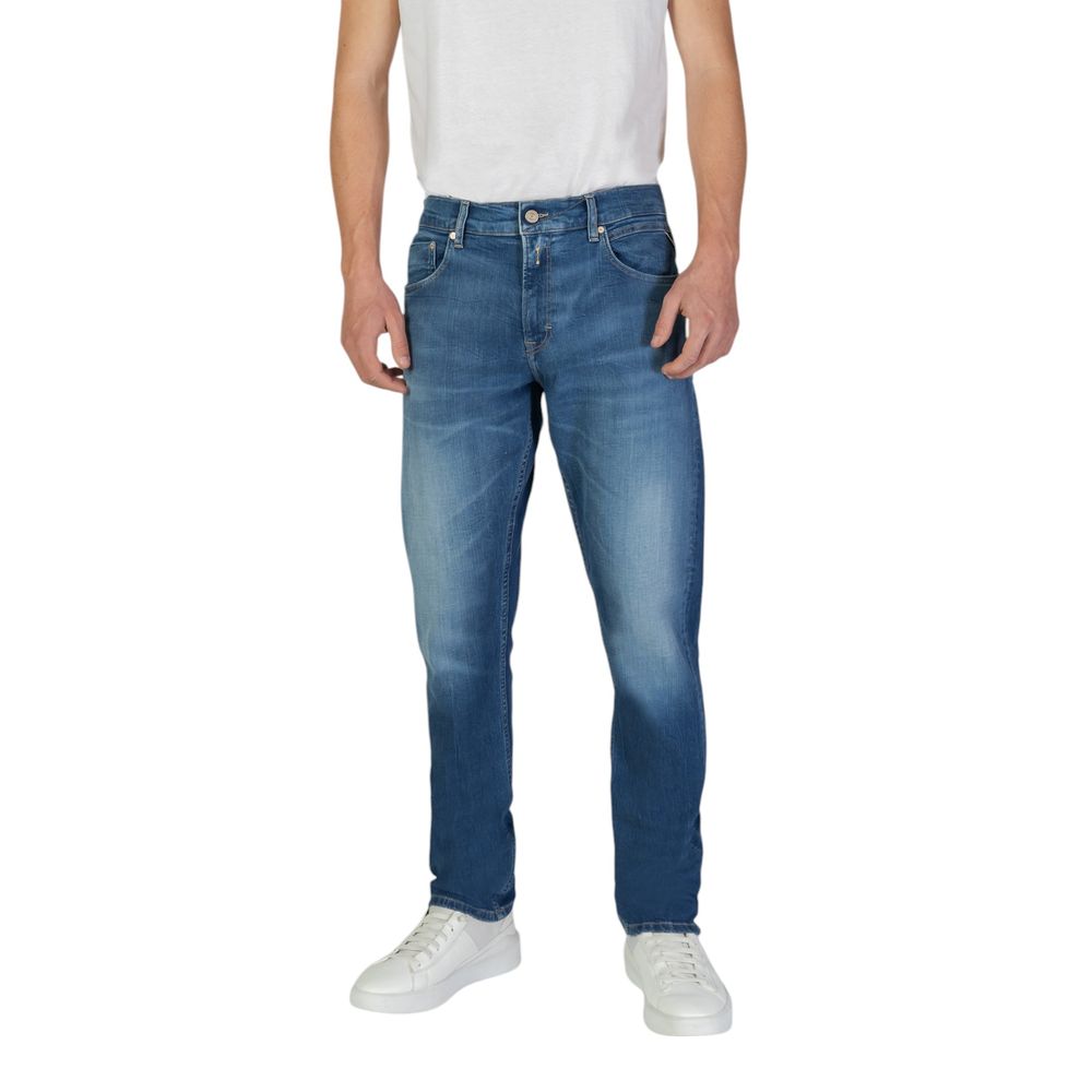Replay Replay Blue Cotton Slim Fit Jean (Waist & Length Size: W29 | L32, nan: nan, nan: nan)