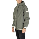Replay Green Polyester Shell Jacket