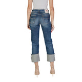 Replay Blue Cotton Bootcut Jean