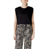 Jacqueline De Yong Black Cotton Top
