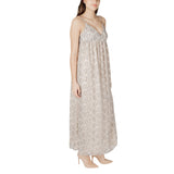 Only Beige Recycled Polyester Long