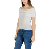 Only White Polyester Sweater