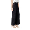 Vila Clothes Black Cotton Pant