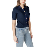 Morgan De Toi Blue Polyester Shortsleeve Shirt
